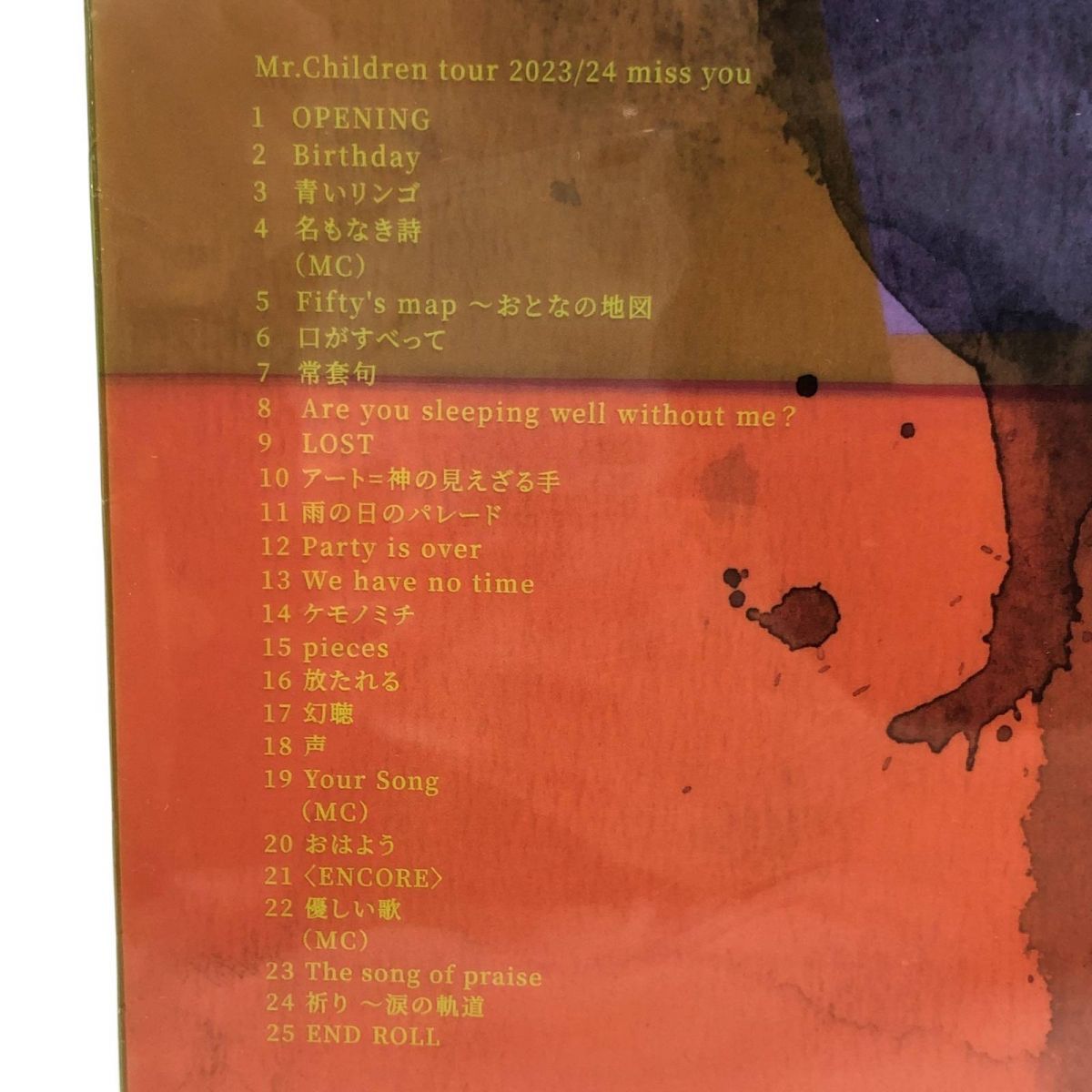 Mr.Children miss you LIVE ブルーレイ Mr.Children/miss you LIVE〈2