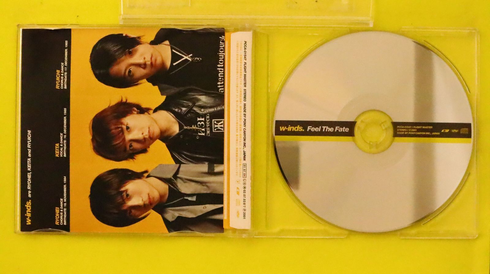 国内盤CD☆ウインズ/w-inds.□ Feel the Fate □4988013231207