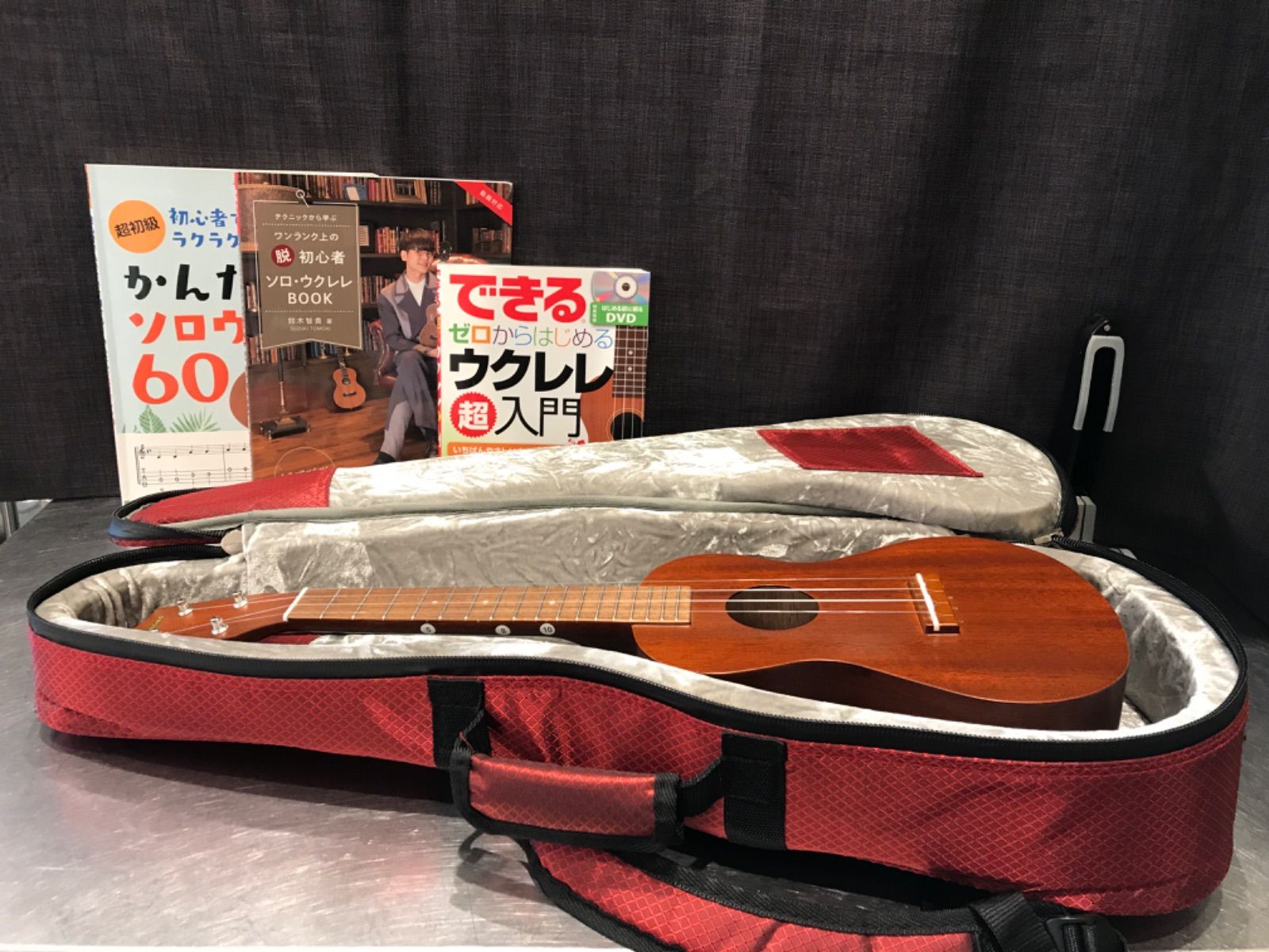 ウクレレ フェイマス FC-1G コンサートサイズ Famous セット付き U
