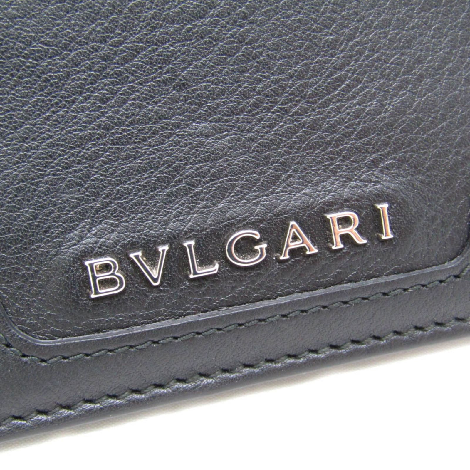 ブルガリ(Bvlgari) 33404 レザー カードケース ブラック - メルカリ