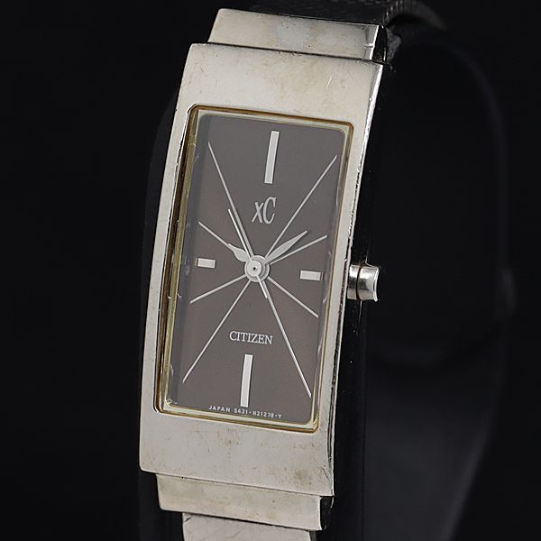 シチズン クロスシー 5431-H12549 QZ 茶色系文字盤 レディース