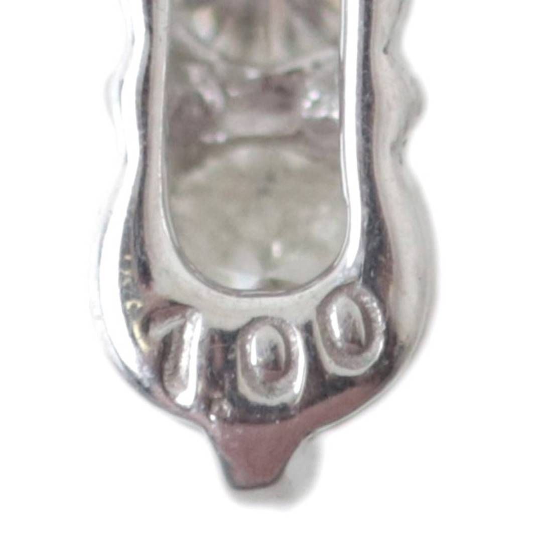 クロス 十字架 ダイヤモンド 10石 1.00ct ペンダントトップ K14WG 14金 