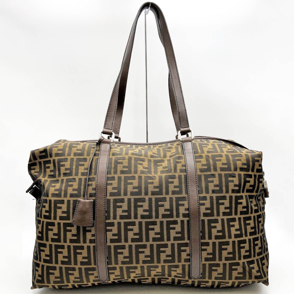 セール 美品 FENDI フェンディ ズッカ ボストンバッグ