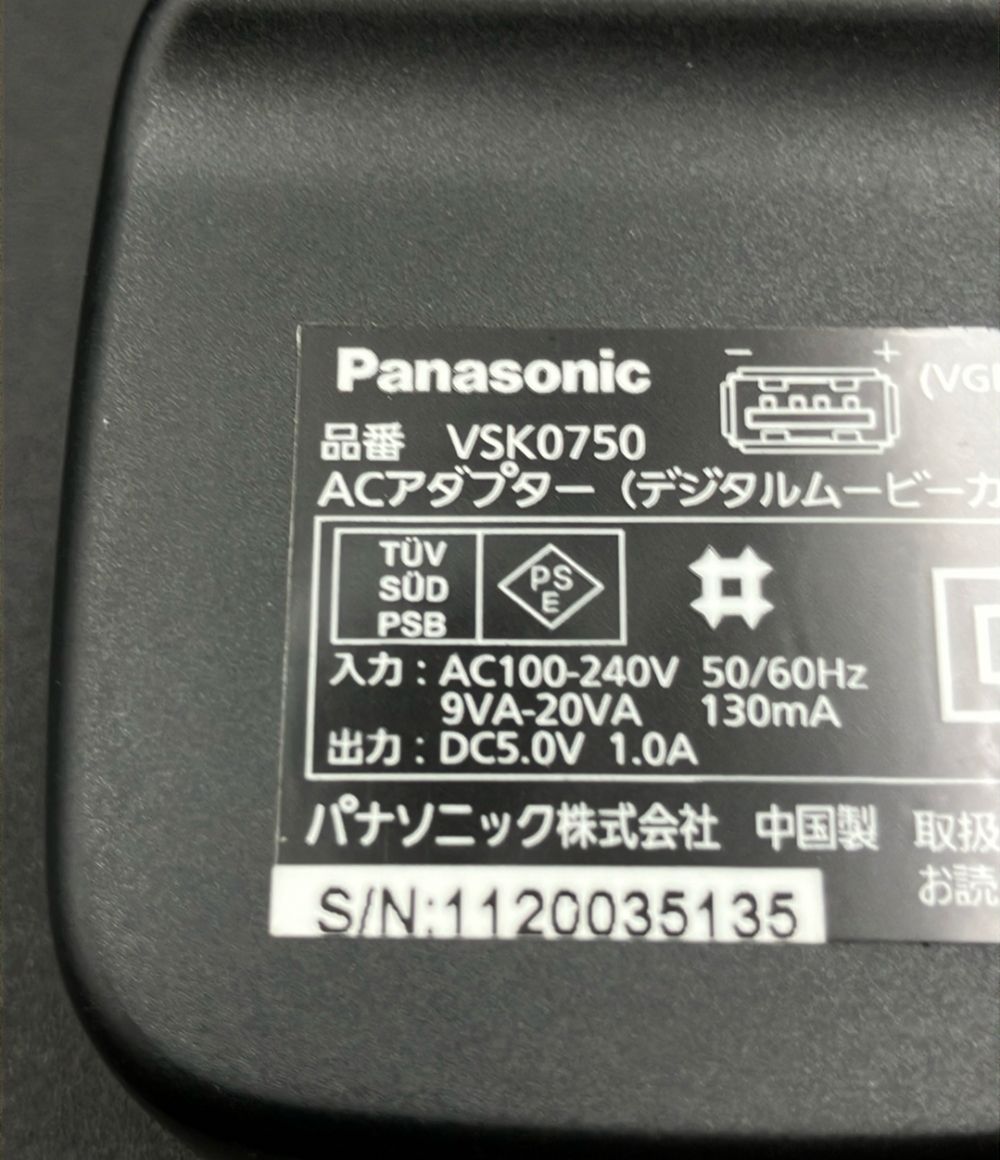 Panasonic NV-GS400 ビデオカメラ 4.0メガピクセル動作確認済