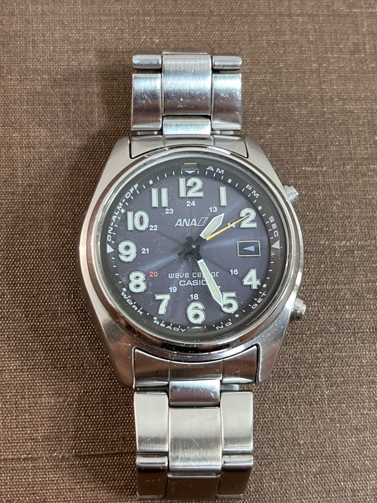 CASIO カシオ ANA アナ 限定 wave ceptor WVQ-110DJANA-1A2JF メンズ 