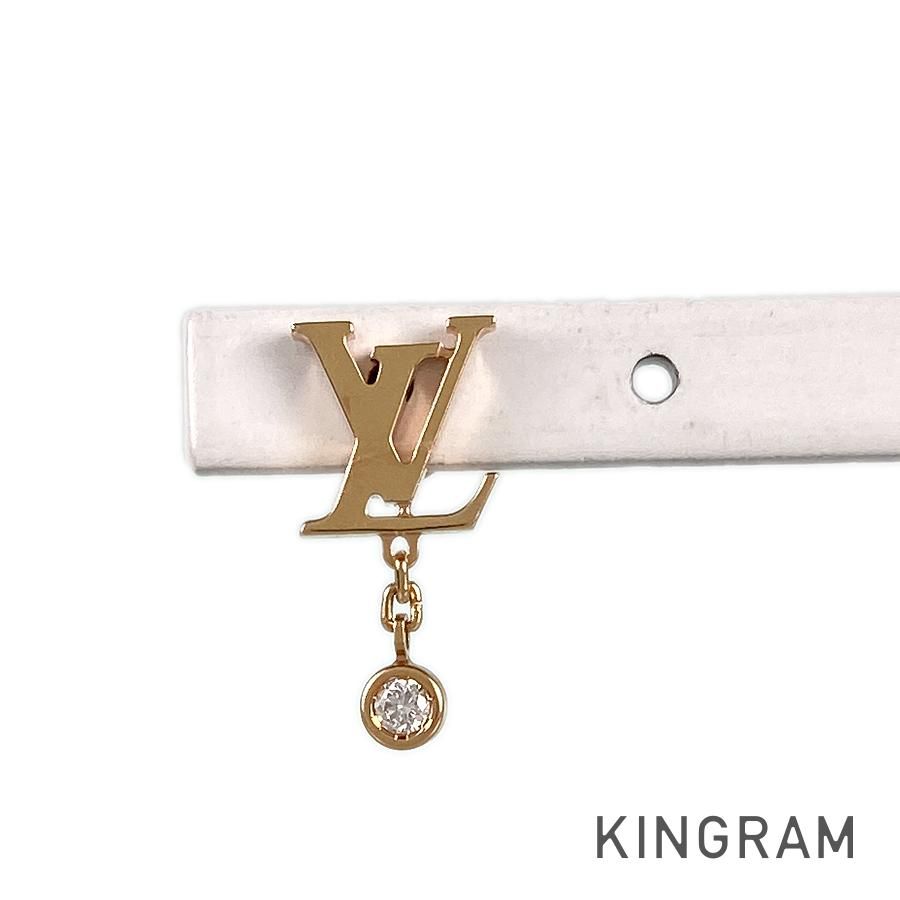 ルイ・ヴィトン LOUIS VUITTON ピアス K18PG ダイヤモンド