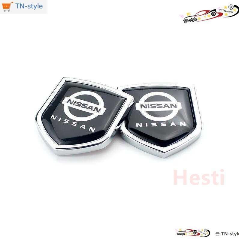 高品質  日産 ニッサン Nissanエンブレムバッジ ステッカー 2個セット最新のデザイン