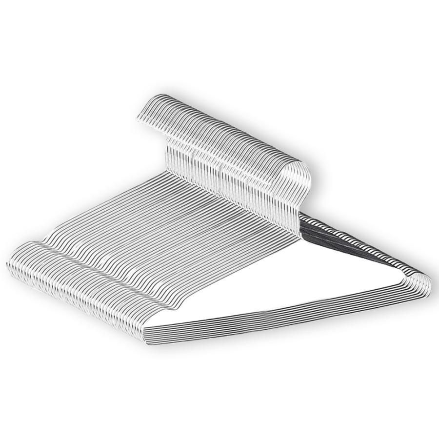 ステンレスハンガー 50本 セット 42cm ハンガー ステンレス 42 すべらない 錆びない 頑丈 洗濯 おしゃれ ニット 型崩れ防止 スリム 収納 シンプル 軽量