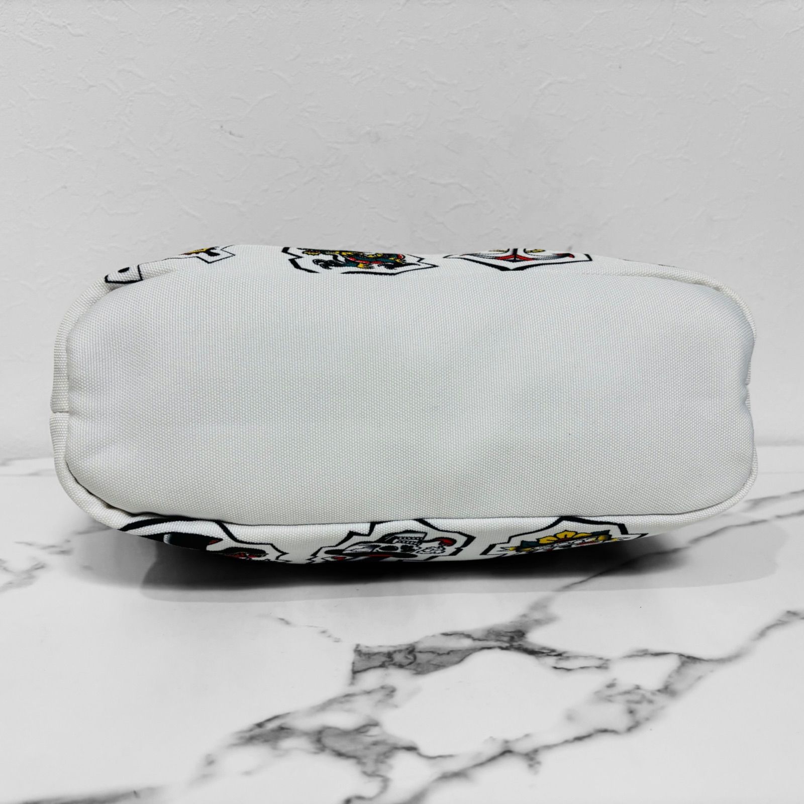 美品 ハイドロゲン HYDROGEN ハンドバッグ WHITE TATTOO TOTE BAG ロゴ