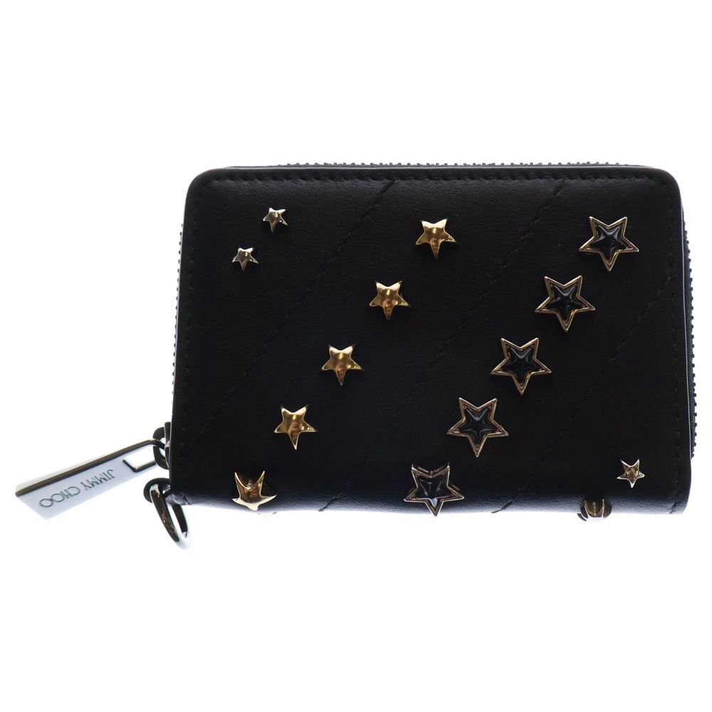 た*ん様 ✨美品✨JIMMY CHOO コインケース レザー スター ジミーチュ JIMMY CHOO (ジミーチュウ) スタースタッズ コインケース 財布