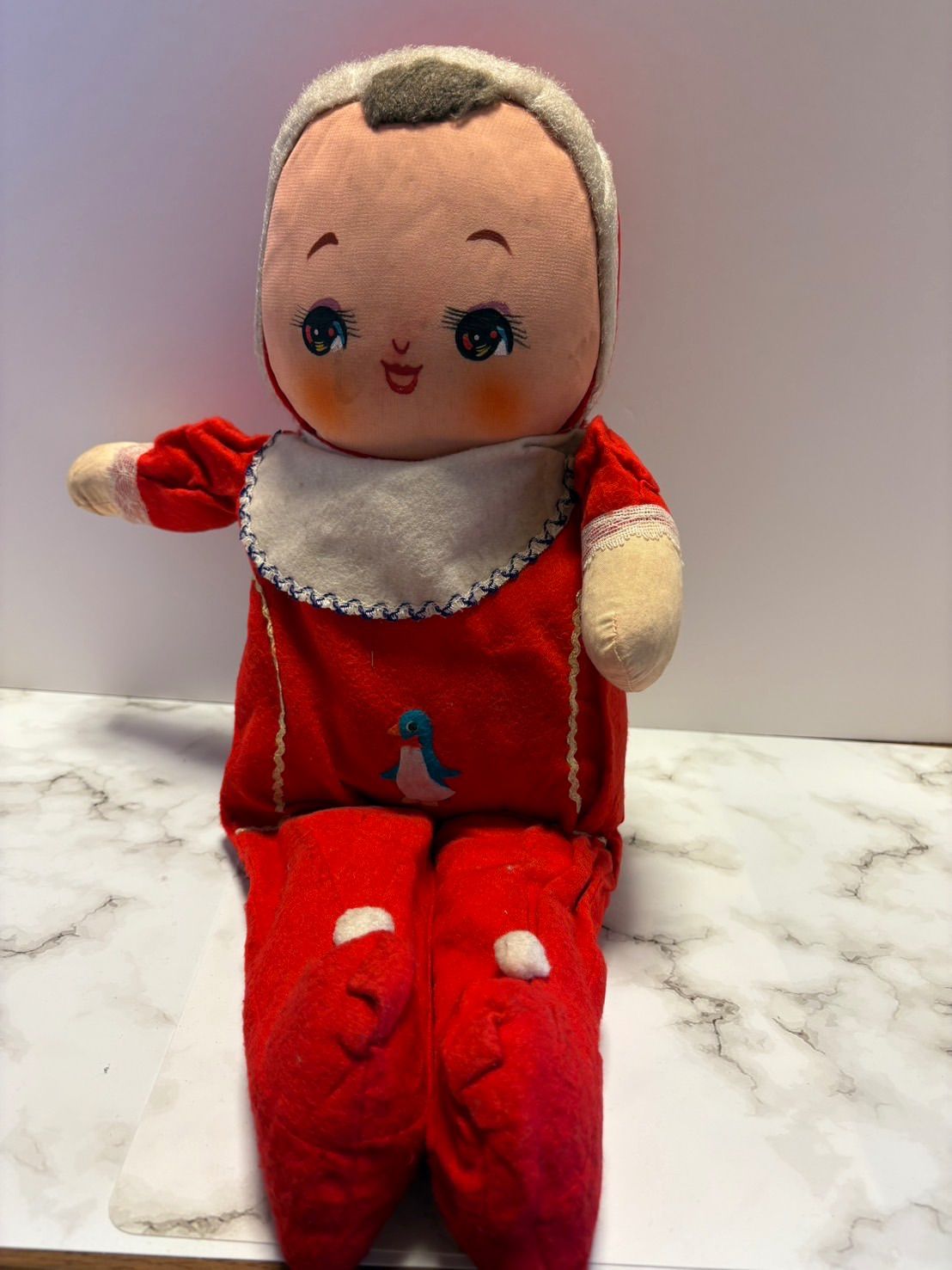 文化人形 昭和レトロ 一年さくら組」着物文化人形・ヘロヘロ人形・昭和