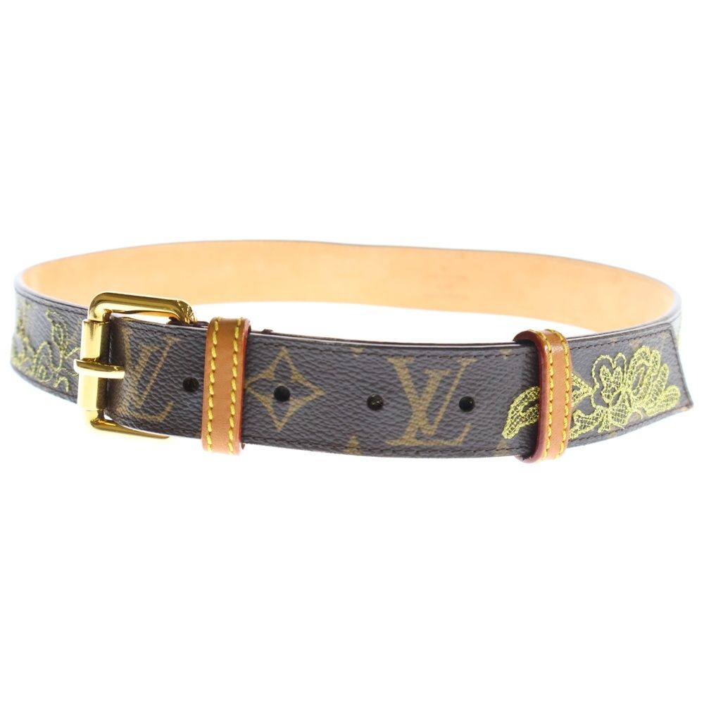 ルイ・ヴィトン ブラウンレザーベルト ベルト・LV シティ ピン 35MM その他のレザー｜ルイ・ヴィトン