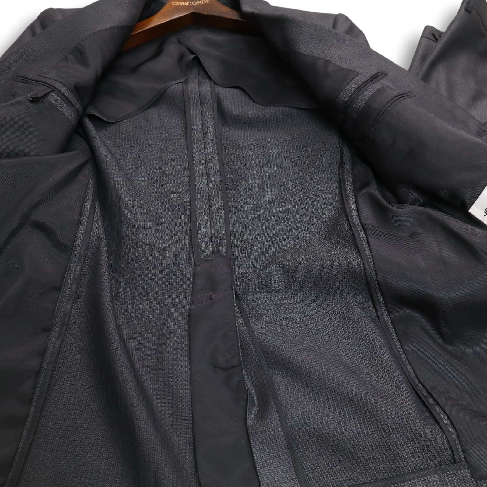 JOHN PEARSE ジョンピアース 通年 背抜き☆ ストライプ セットアップ