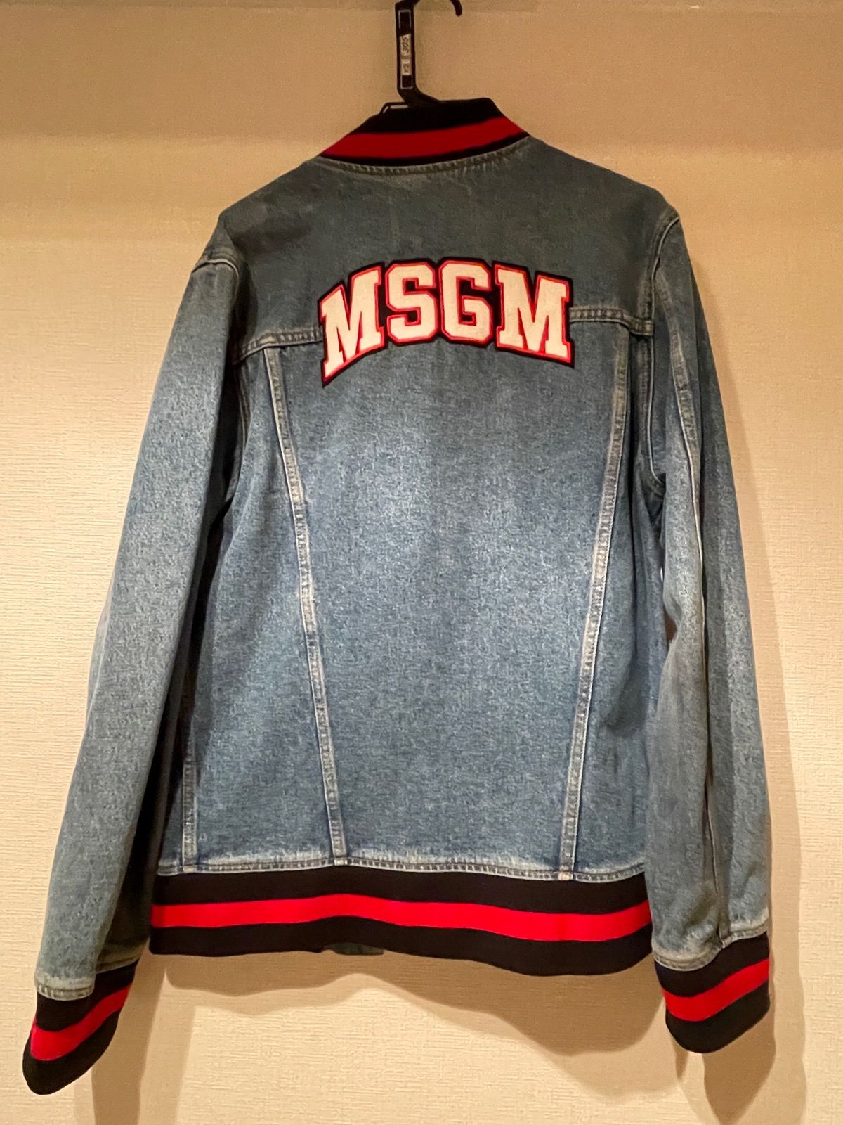 メール便に限り送料無料！！ MSGM ブルゾン ヘリンボーン ツイード 44