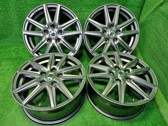 ザイン ﾉｱ ｳﾞｫｸｼｰ ホイール アルミ ガンメタ 16インチ 6.5J 5穴 4本 114.3 53