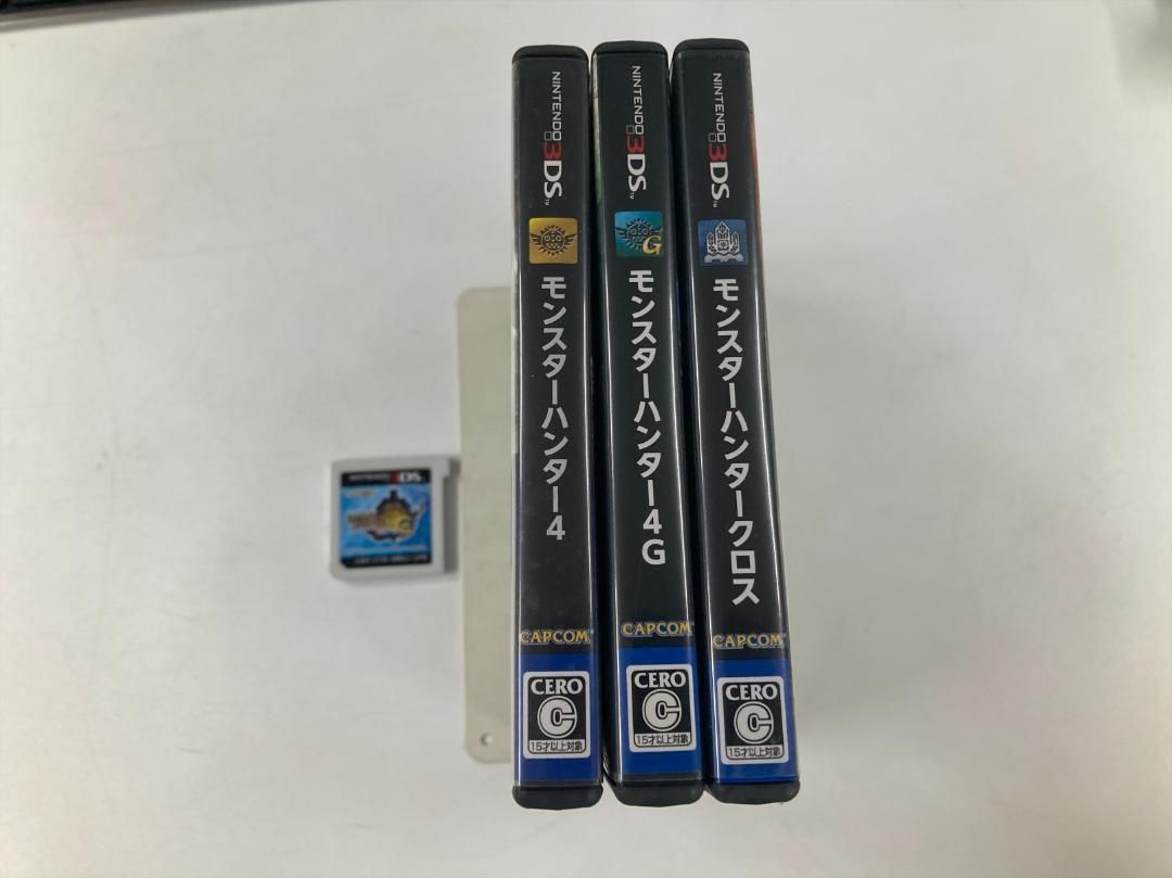 美品3DSモンハン４Ｇセット newニンテンドー3DS LL本体&充電器&モンハン4G,Xソフトセット