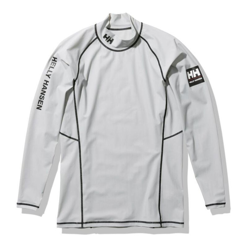 HELLY HANSEN ヘリーハンセン ロングスリーブチームラッシュガード メンズ アルミニウム AL S