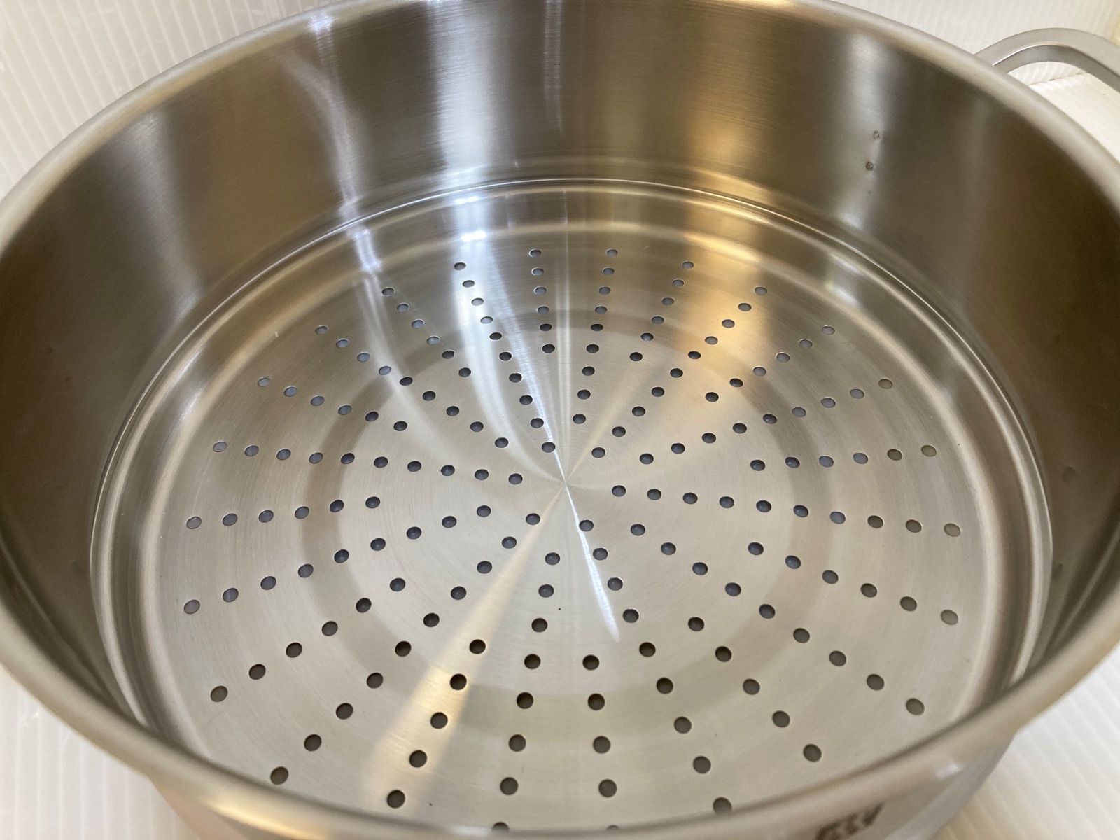 ZWILLING ツヴィリング 蒸し器付き両手鍋 ストックポット スチーマー