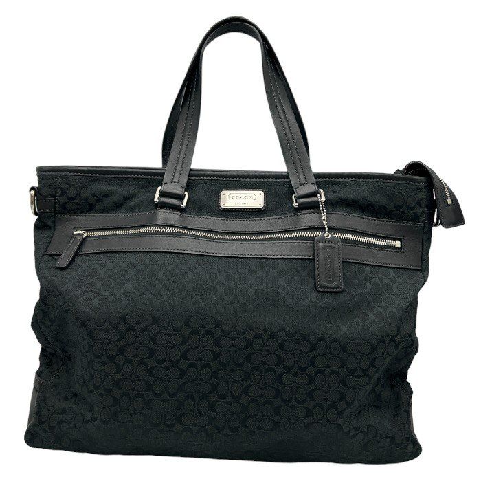 コーチ メンズ 2wayトートバッグ　シグネチャー COACH コーチ バッグ メンズ アウトレット 2WAY トートバッグ