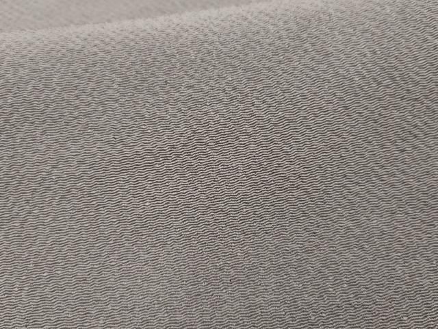 逸品◇未使用!正絹◎鬼しぼ縮緬極上色無地161cm一つ紋(丸に下がり藤)袷 逸品◇未使用!正絹◎鬼しぼ縮緬極上色無地161cm一つ紋(