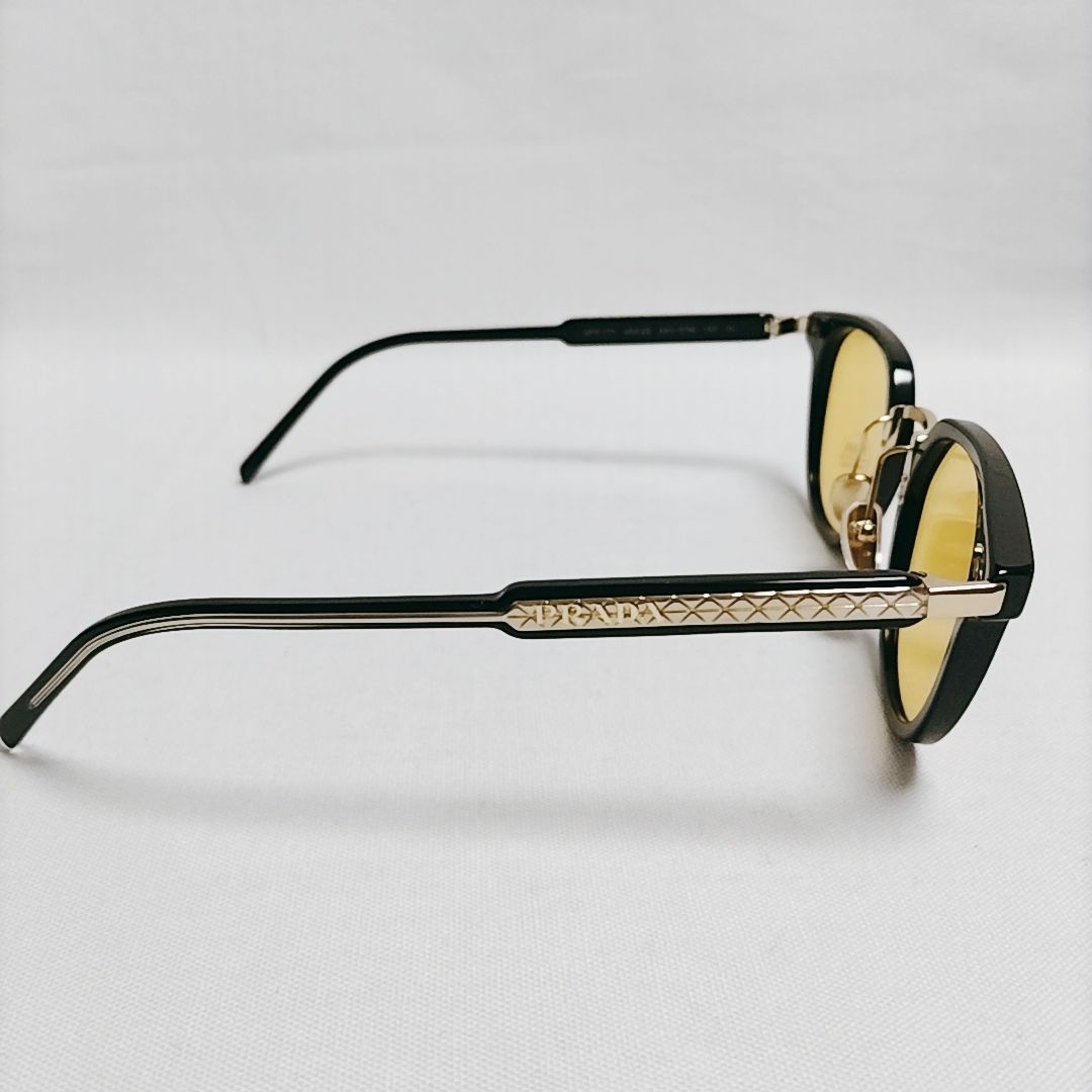 新品未使用】PRADA サングラス クリスタルマスタードイエロー