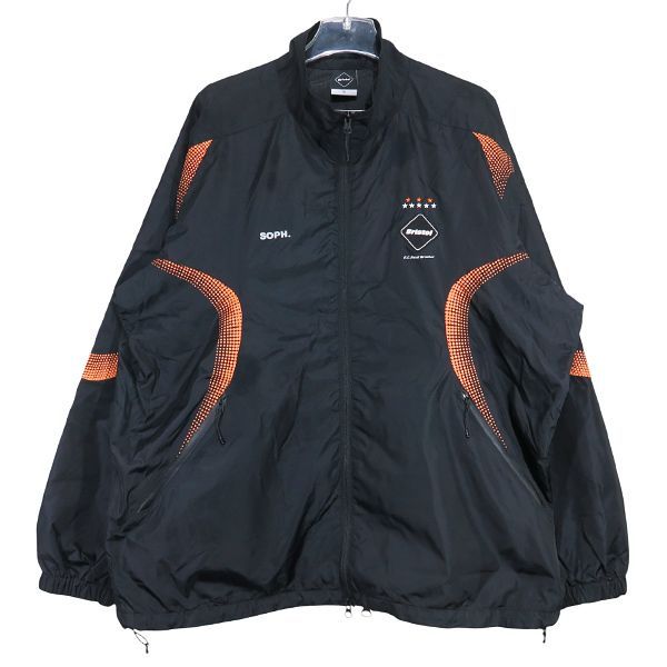 F.C.Real Bristol エフシー ルブリストル 25SS STAND COLLAR PRACTICE JACKET FCRB-250009 スタンド プラクティス ジャケット ブラック アウター F.C.R.B. サイズXL julk