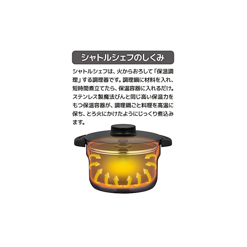 サーモス 真空保温調理器 シャトルシェフ 2.8L (3-5人用) クール サーモス 真空保温調理器 シャトルシェフ 2.8L (3-5人用) クール