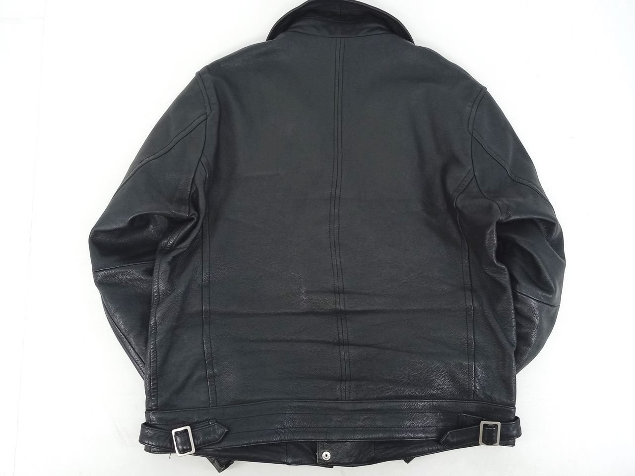 JACKROSE シングルライダースジャケット 羊革 黒 希少サイズ4 JACKROSE 山羊革 レザージャケット ダブルライダース サイズ4