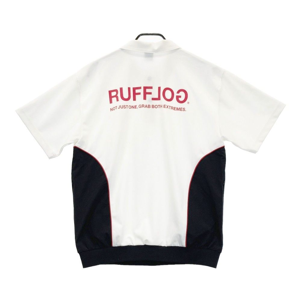 RUFFLOG ラフロッグ 半袖ポロシャツ　ブルゾン サイズ：L RUFFLOG ラフロッグ 半袖ポロシャツ ブルゾン
