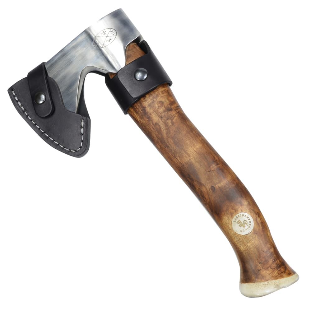 KARESUANDO KNIVEN 狩猟用手斧 Stoera Aksu Brun ブラウン KAR4014 