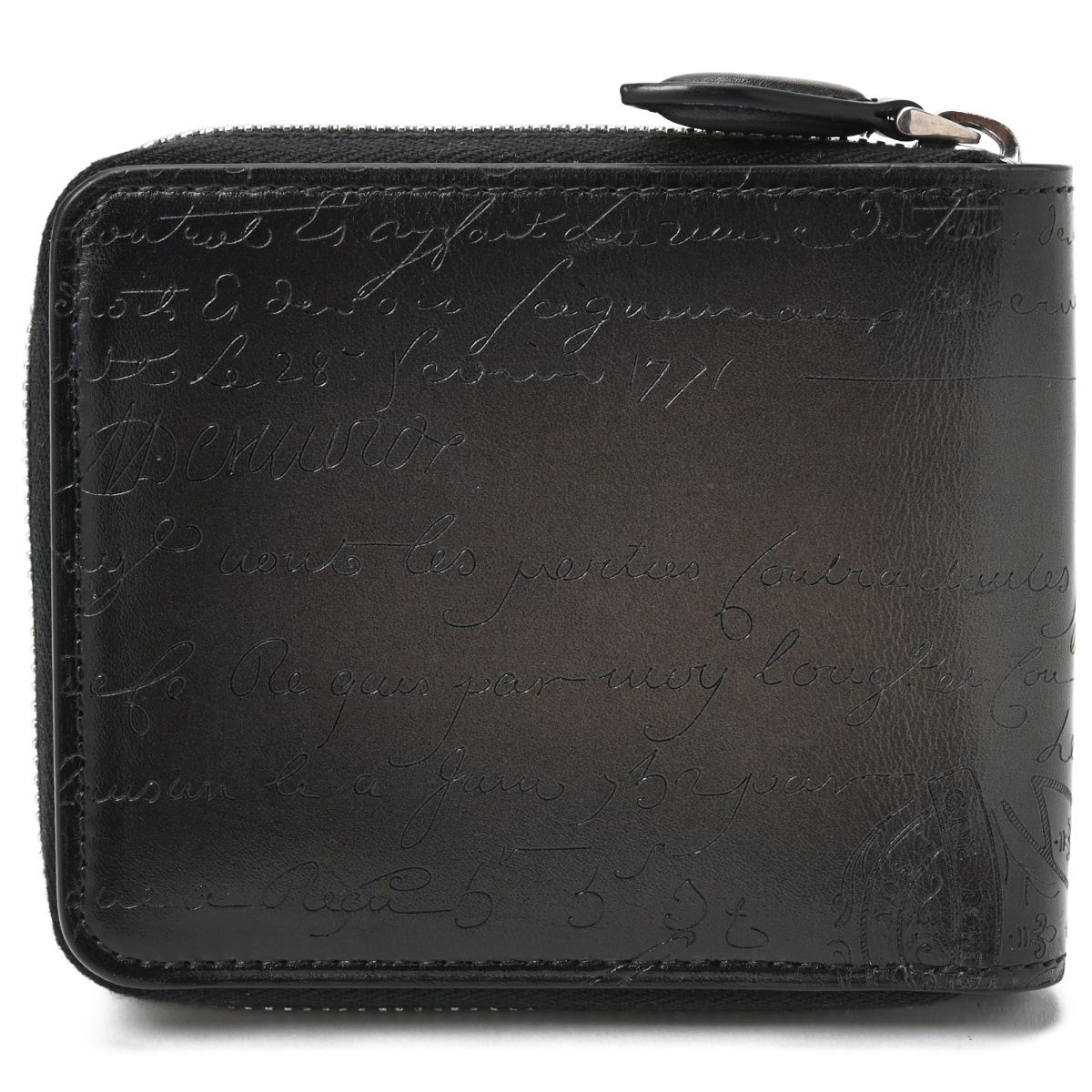 BERLUTI イタウバスクエアスクリットレザー