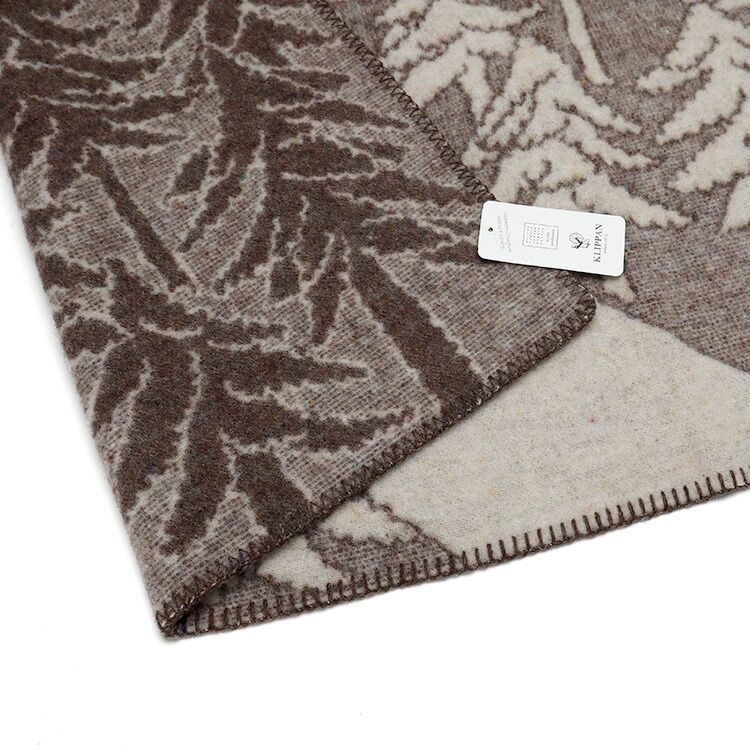 最終コムデ クリッパン ミナペルホネン ウールシングルブランケット ハウスインザフォレスト 130×180cm KLIPPAN 毛布 ひざ掛け ブランケット 成長