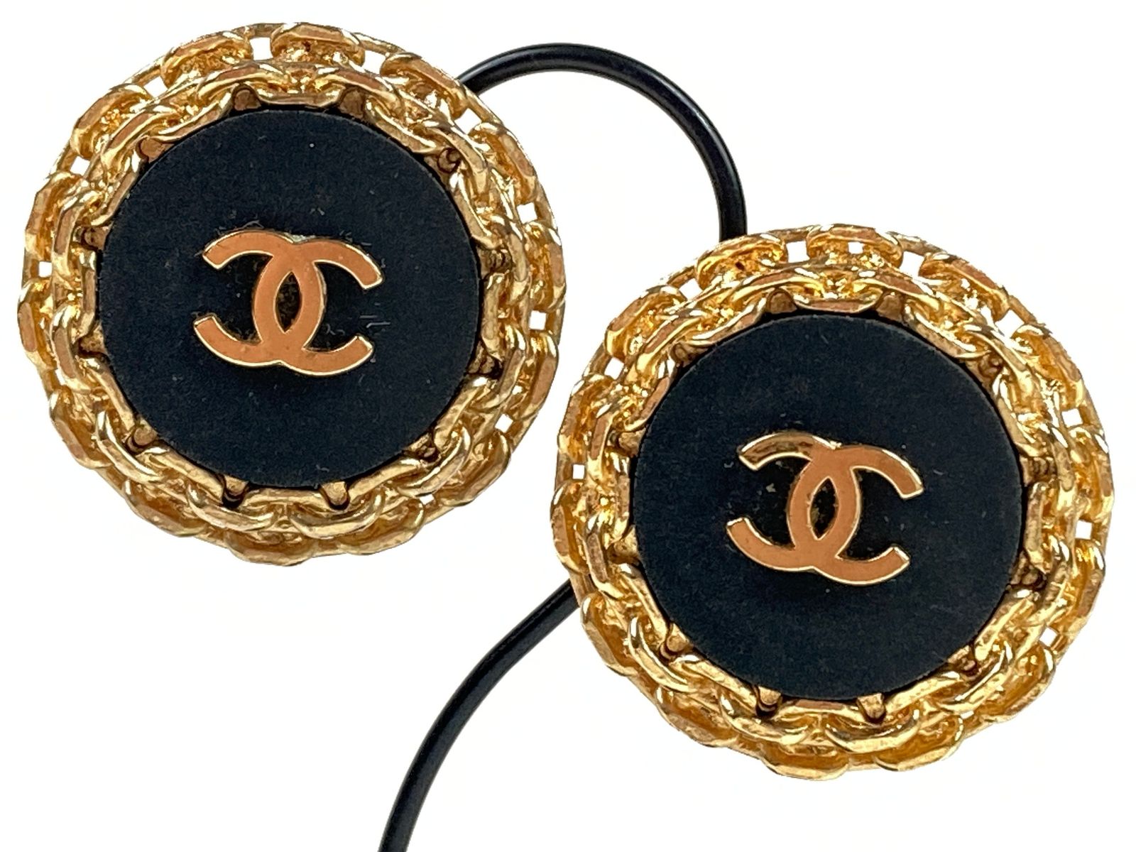 シャネル CHANEL ココマーク ヴィンテージ クリップ式