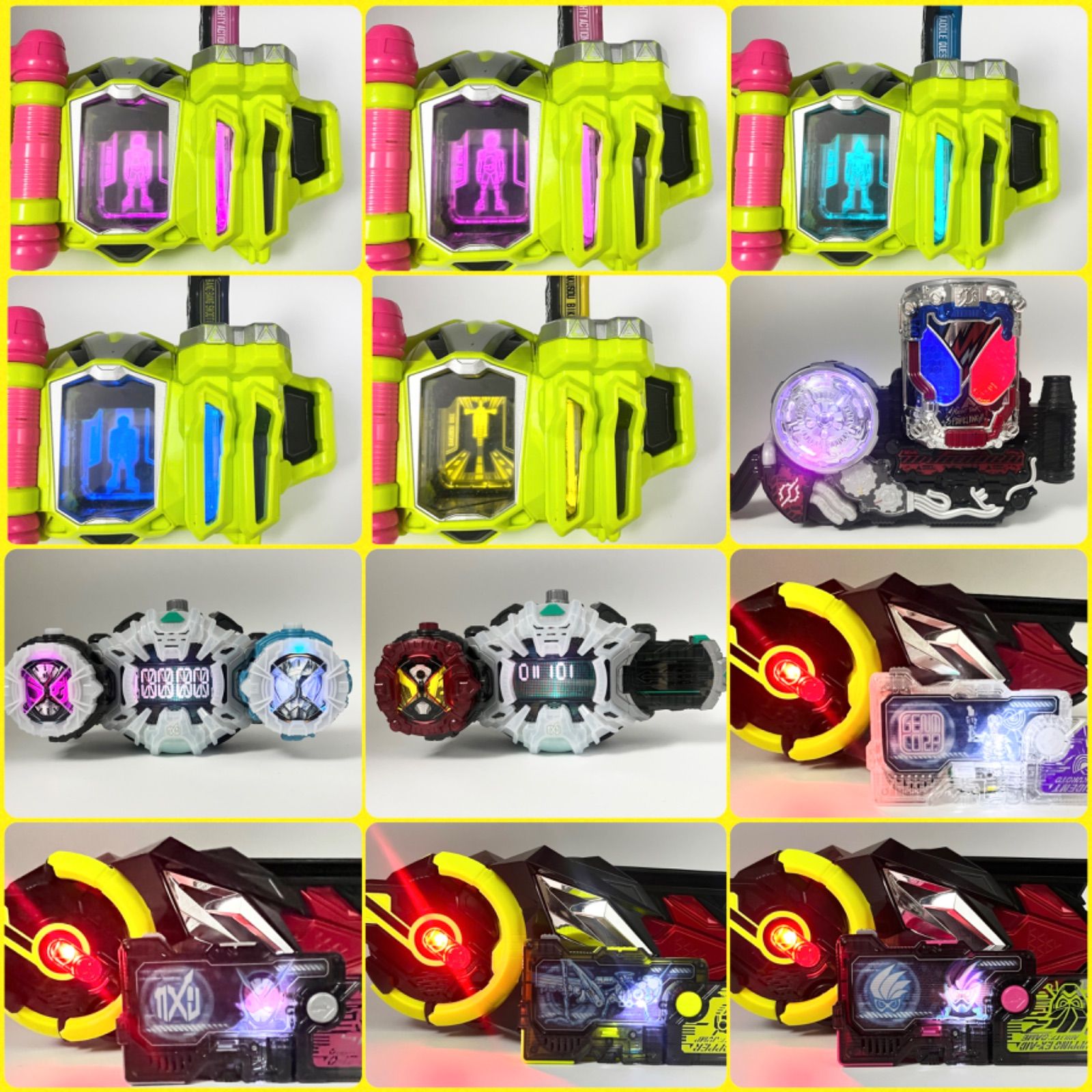 全てDX版 プレバン 品あり 仮面ライダーベルト 4点 DXベルト ゲーマドライバー ビルドドライバー ジクウドライバー DX変身アイテム マイティアクションX メモリアル版ガシャット4本 檀黎斗プログライズキー等 15種類