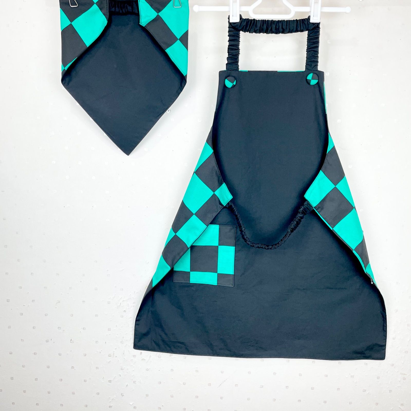 SOLD!ハンドメイドリバーシブルエプロン