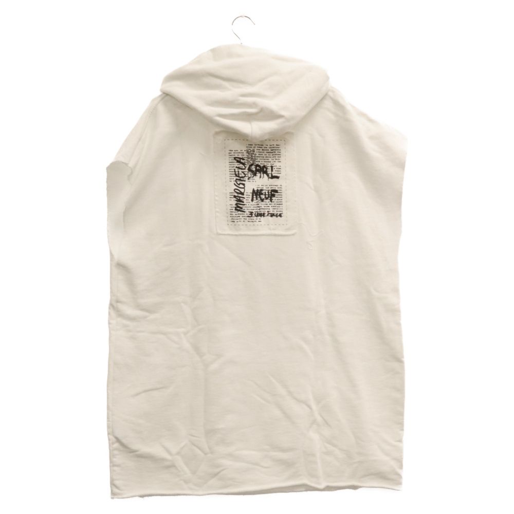 MM6 Maison Margiela (エムエムシックスメゾンマルジェラ) Drawings Street Art Dress オーバーサイズ  ノースリーブパーカー ホワイト S32CT0985 S25380 - メルカリ