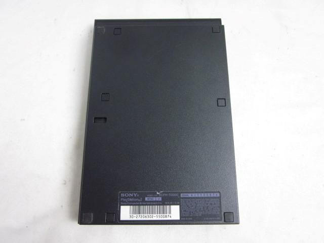  中古品 ゲーム プレイステーション2 PS2 本体 SCPH-70000 チャーコルブラック 動作品 周辺機器あり