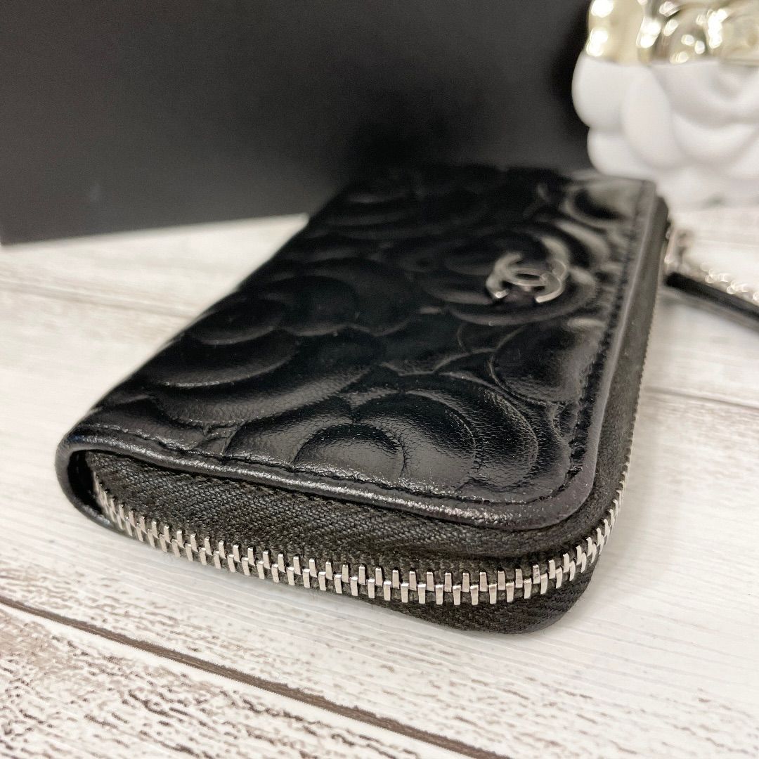 CHANEL✨シャネル✨カメリア✨コインケース✨カードケース✨名刺入れ 