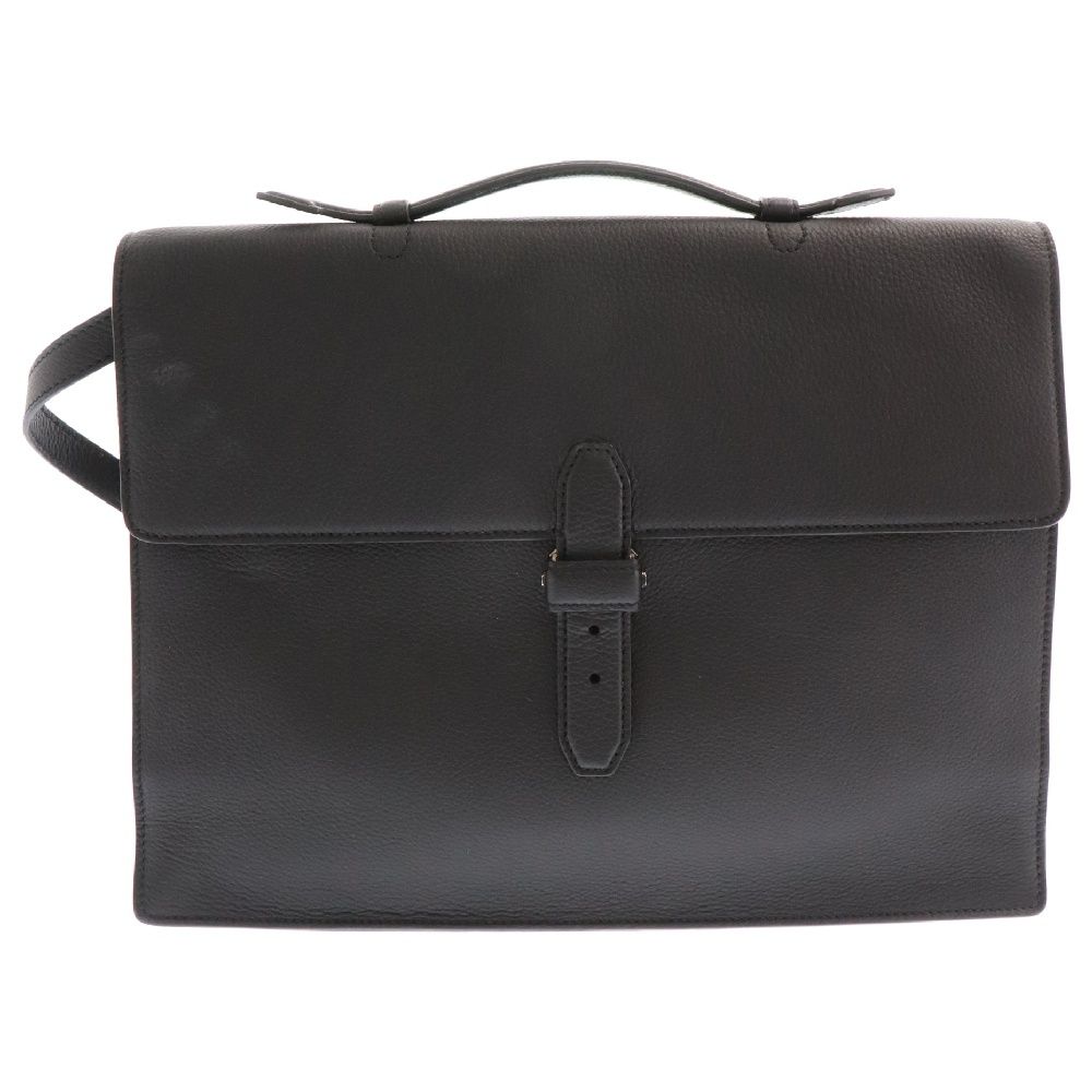 Brioni (ブリオーニ) トープ グレインロドスレザー ブリーフケース
