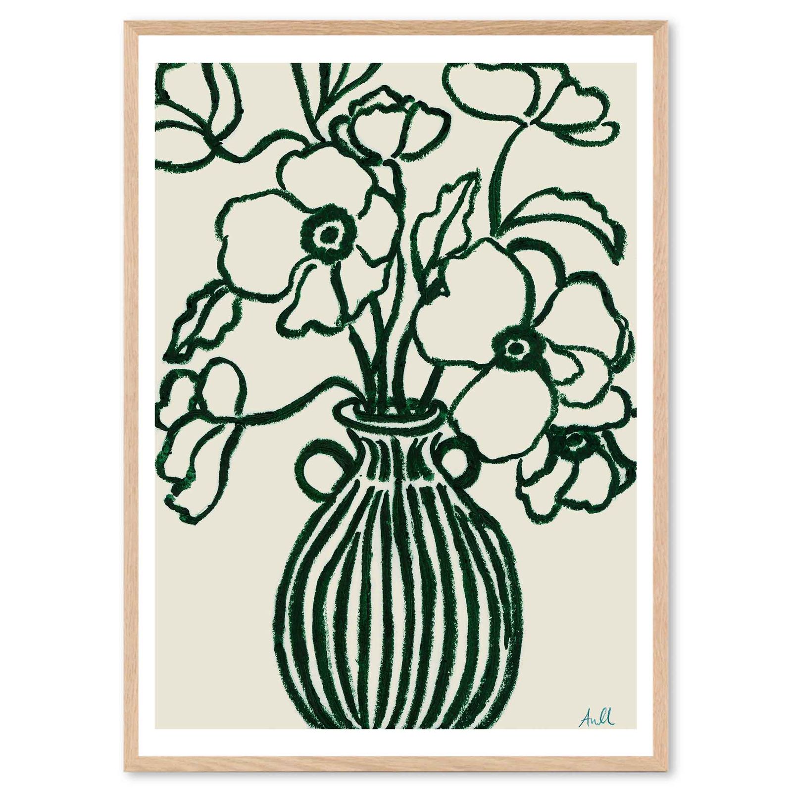 The Poster Club アートポスター 50×70cm Poppy Studies III ポスタークラブ 北欧雑貨 124x16989-50x70