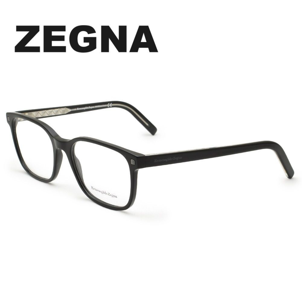 ZEGNA ゼニア EZ5203/V 001 56 Ermenegildo Zegna 眼鏡 フレームのみ グローバルモデル メンズ - メルカリ