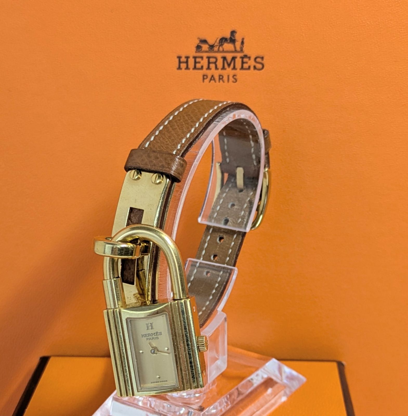 YSL イブサンローラン サンローラン 腕時計 シルバー×ゴールド 時計