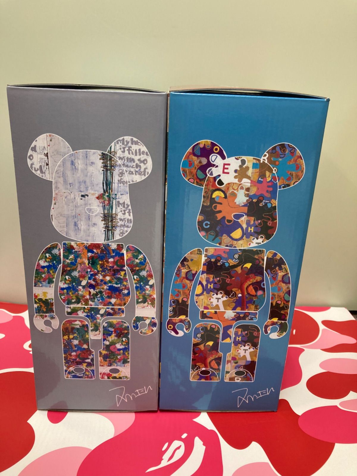 BE@RBRICK 木梨憲武「感謝」「のっ手いこー！」100％ & 400％ - APPLA