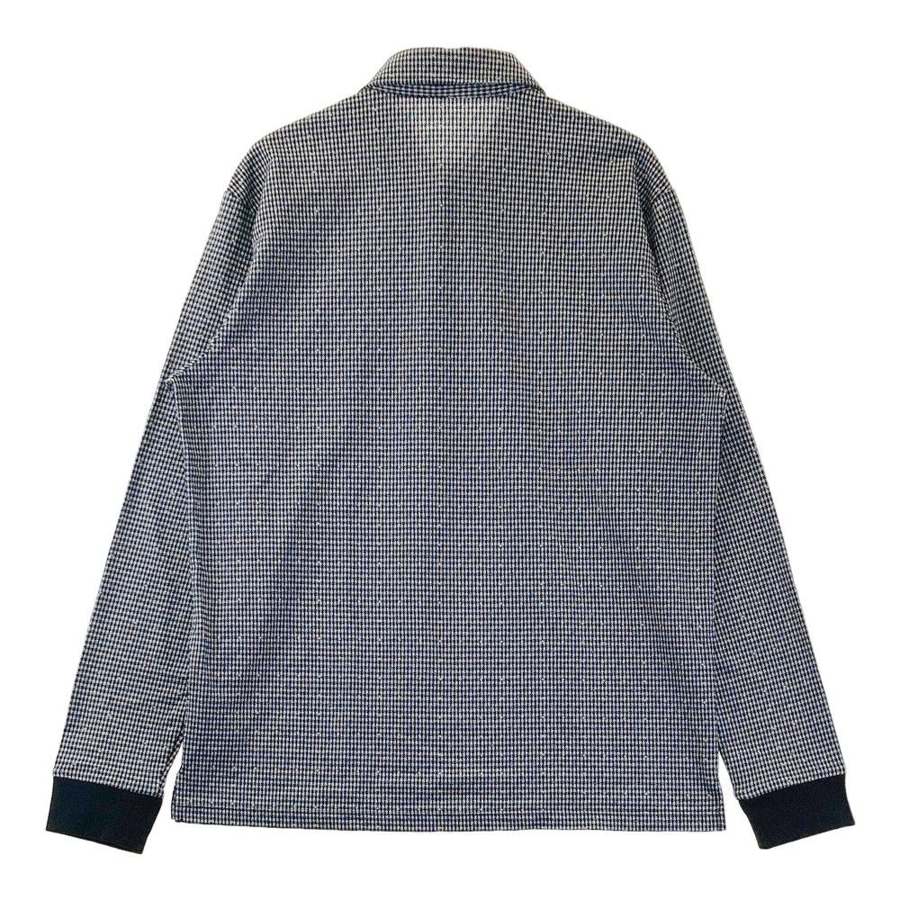 サイズ：L MUNSING WEAR マンシングウェア  長袖ポロシャツ 総柄 ブラック系 [240101423274] ゴルフウェア メンズ ストスト サイズ：L MUNSING WEAR マンシングウェア 長袖ポロシャツ 総柄