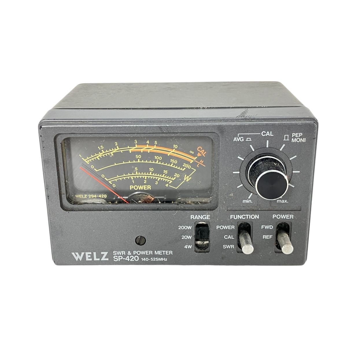 WELZ SP-420 SWR&POWER METER パワー計 パワーメーター ウェルツ ジャンク W9327162