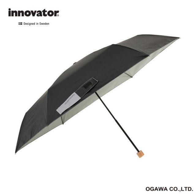 innovator イノベーター 晴雨兼用 折りたたみ傘 ブラック 60cm 雨傘 日傘 折畳傘 手開き UVカット 遮光率99% 以上 遮熱効果 はっ水 大きい 丈夫 ワイド