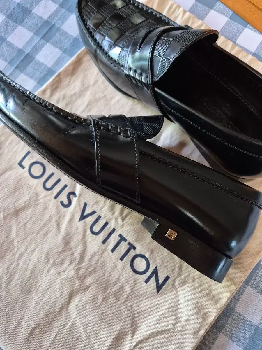 LOUIS VUITTON ヴィトン ダミエ ビジネス・ドレスシューズ ブラック