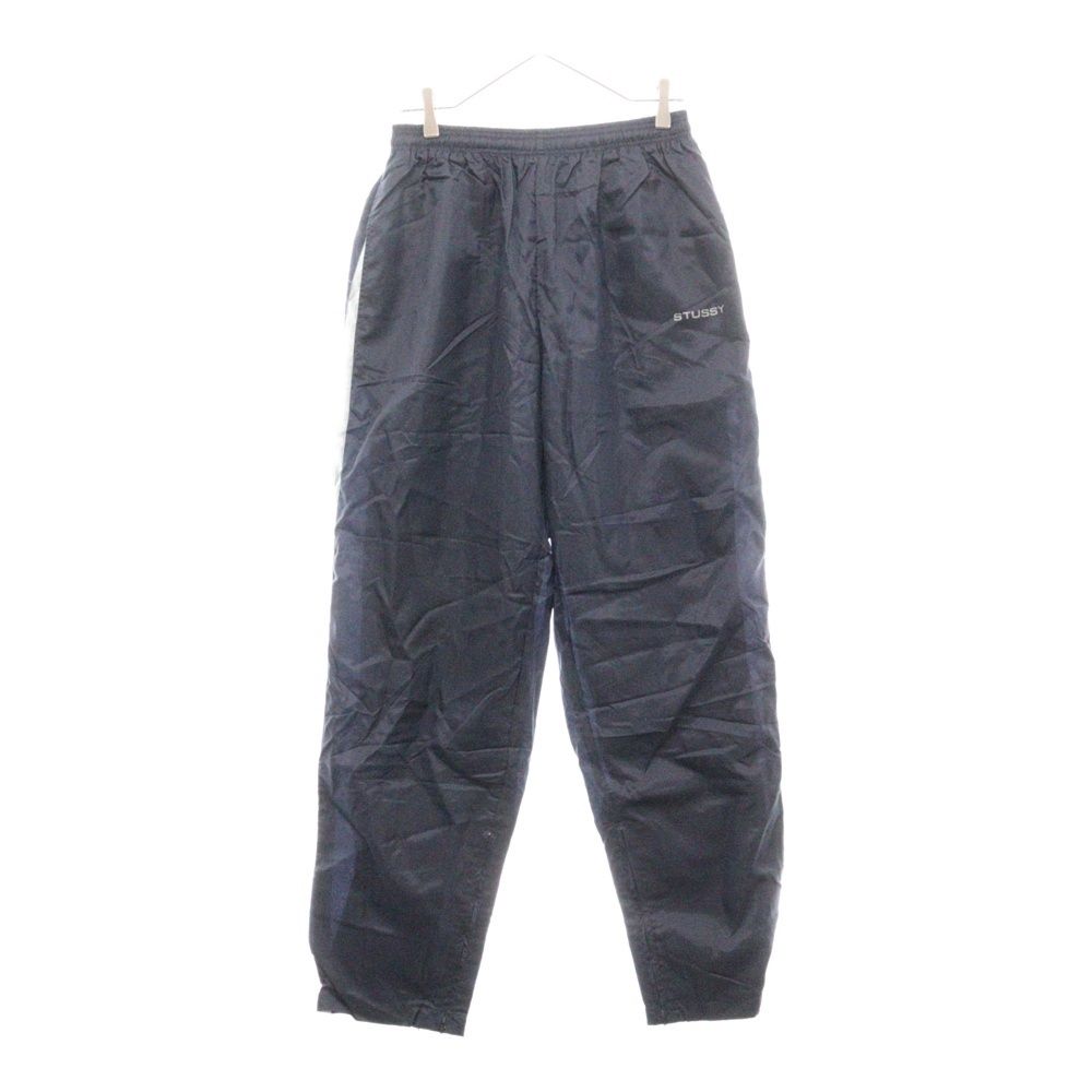 STUSSY (ステューシー) 90s VINTAGE ヴィンテージ ナイロン トラックパンツ ネイビー