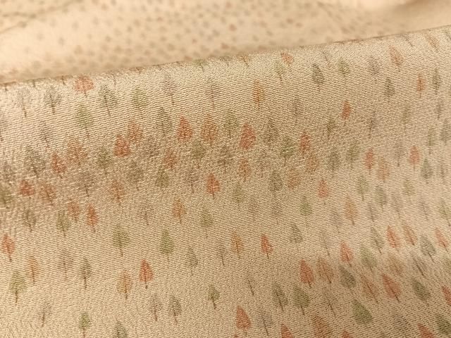 平和屋着物○二代目 川村久太郎 訪問着 樹林文 暈し染め 正絹 逸品