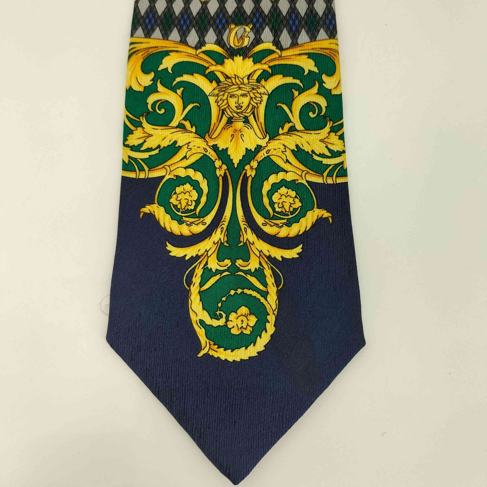 新品 イタリア製 ジャンニヴェルサーチ GIANNI VERSACE 牛革